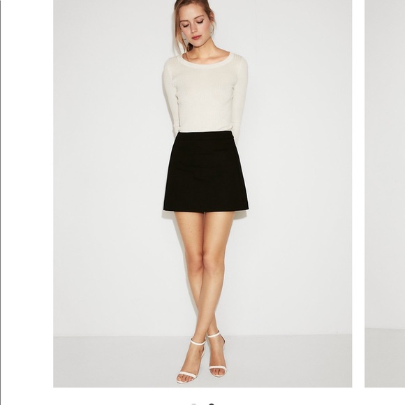 long high waist flare skirt